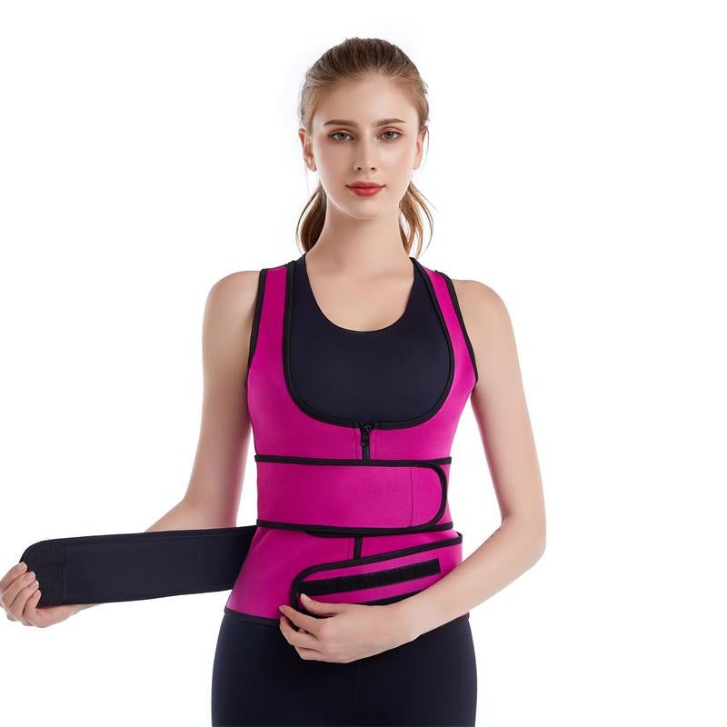 Neopren Waist Trainer For Women Workout Trimmer Belt Sauna Sweat Corset Cincher