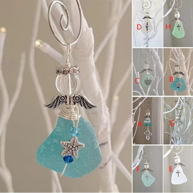 Marine Christmas Tree Decoration Pendant Christmas Sea Glass Hanging