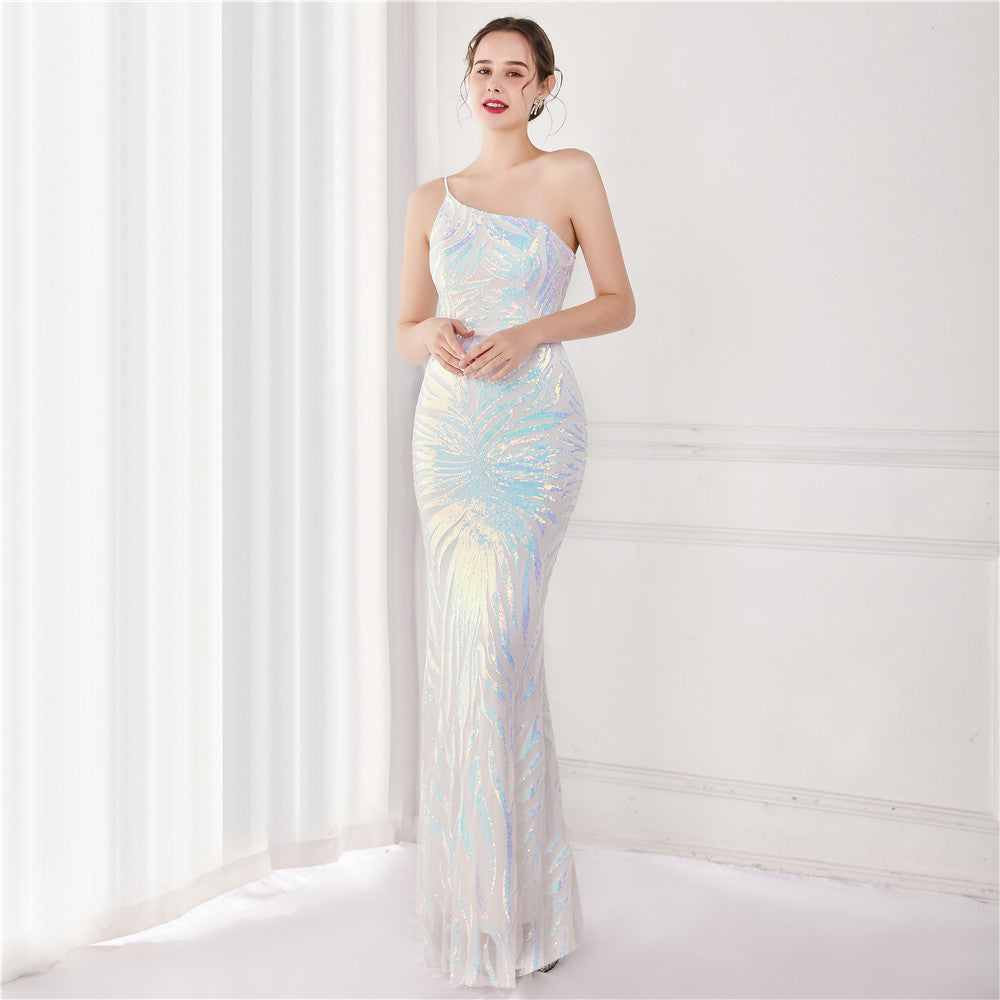 Sequin Sequins Fairy Celebrity Party Party Evening Dress