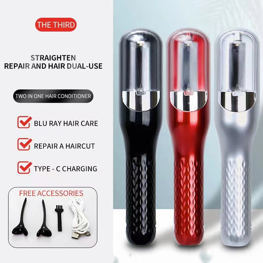 Rechargeable 2 In 1 Trimmer Hair Curler