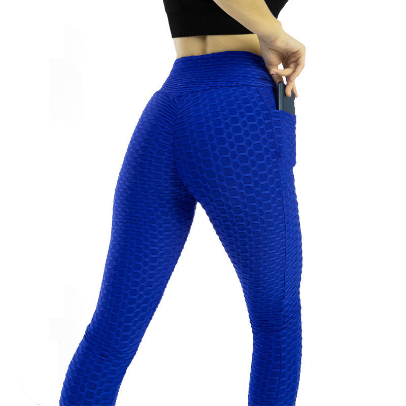 Fitness Yoga Pants Women Leggings With Pocket Running Sports