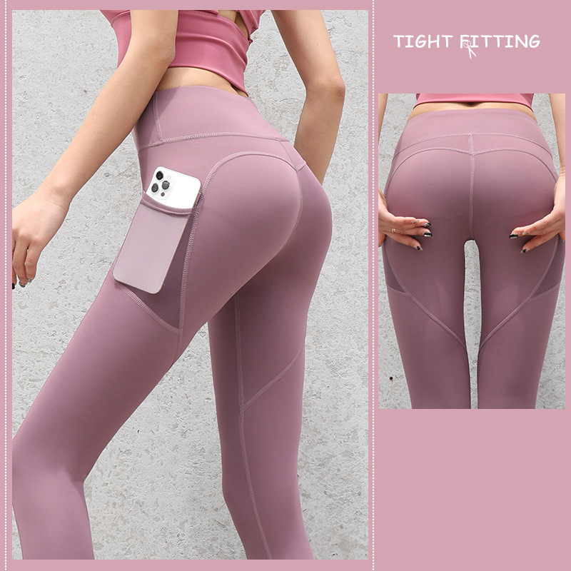 Gym Sport Seamless Leggings With Pockets Push Up High Waist Pants Women Fitness Running Yoga Pants Gym Sport Seamless Leggings