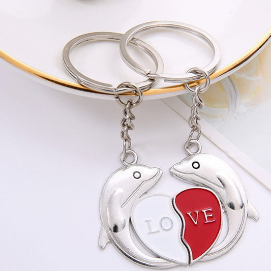 LOVE LOVE LOVE Couple Necklace Magnet Attract Men And Women